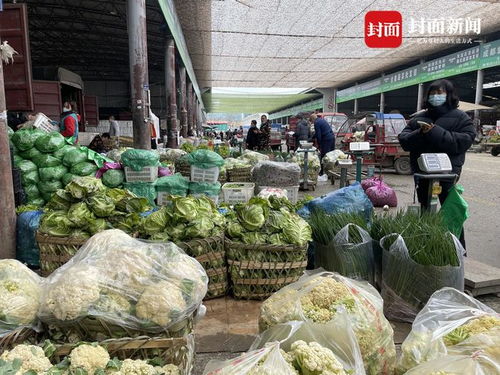 成都農(nóng)產(chǎn)品中心批發(fā)市場 蔬菜肉類供應(yīng)充足，部分區(qū)域?qū)嵭邢迺r交易